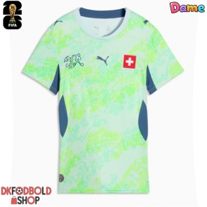 Schweiz Udebanetrøje Dame VM 2026 Kort ærmer